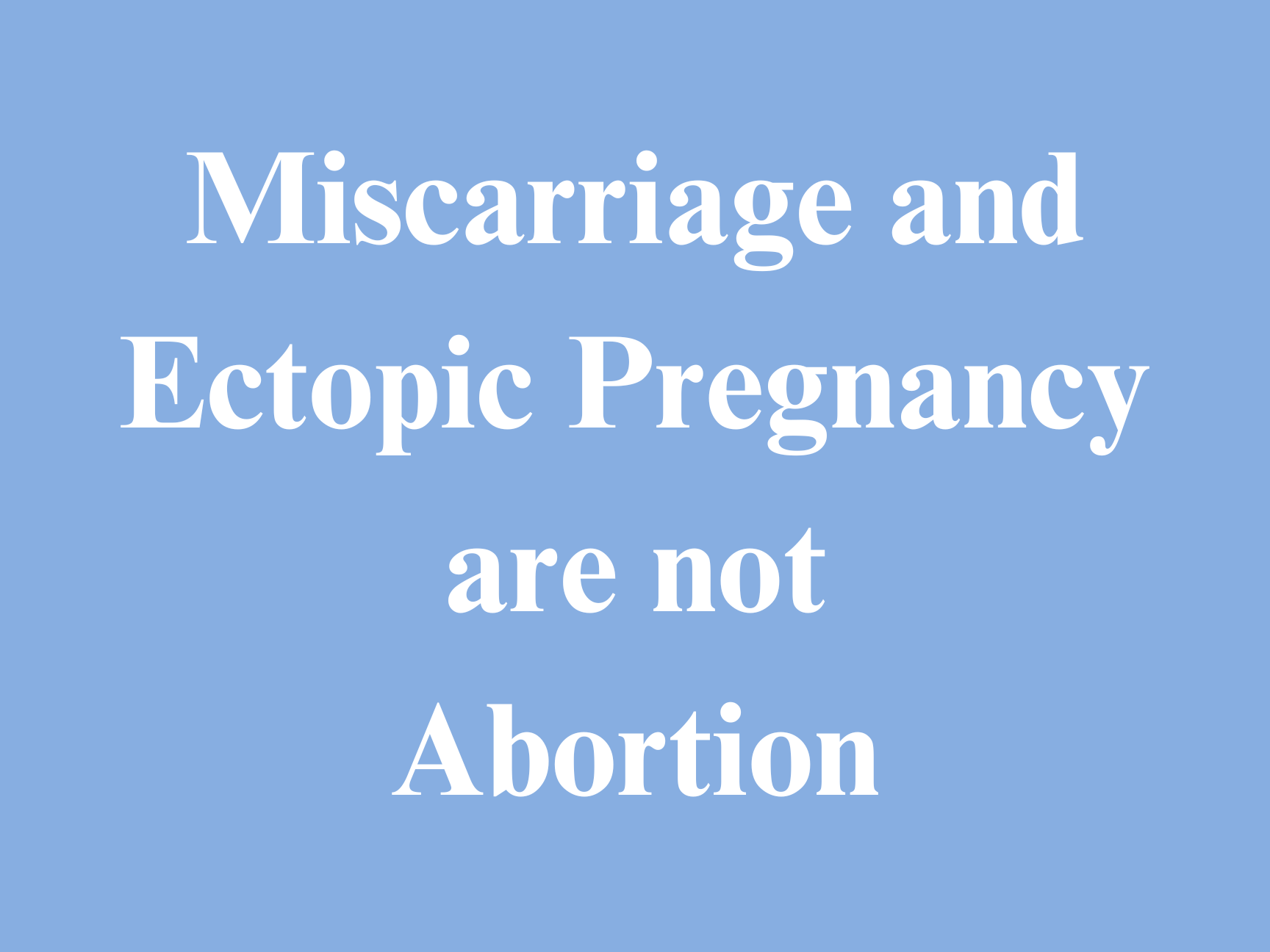 Miscarriage and Ectopic Pregnancy (1)